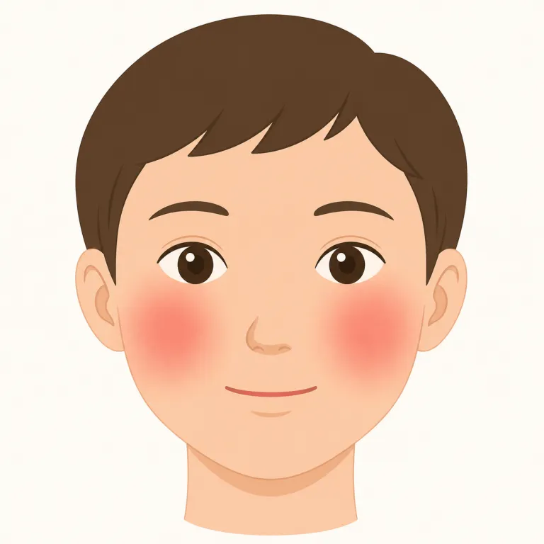 redness（赤み・名詞）の覚え方イラスト — まず基礎語の red を起点に覚える