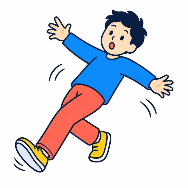 reel（よろめく・verb）の覚え方イラスト