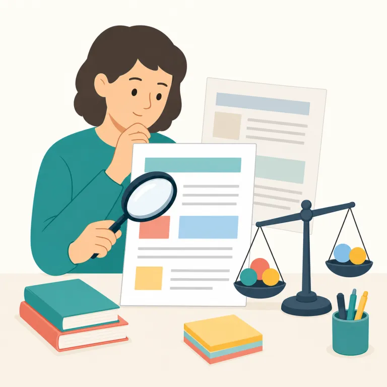 reevaluation（再評価・名詞）の覚え方イラスト — まず evaluate が「評価する」、evaluation が「評価」だと押さえると、頭の re- が付いた reevaluation は「もう一度評価すること」とそのまま…