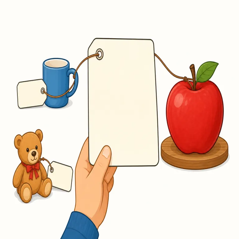 referential（参照に関する、他を指し示す・形容詞）の覚え方イラスト — refer が見えれば覚えやすい語です