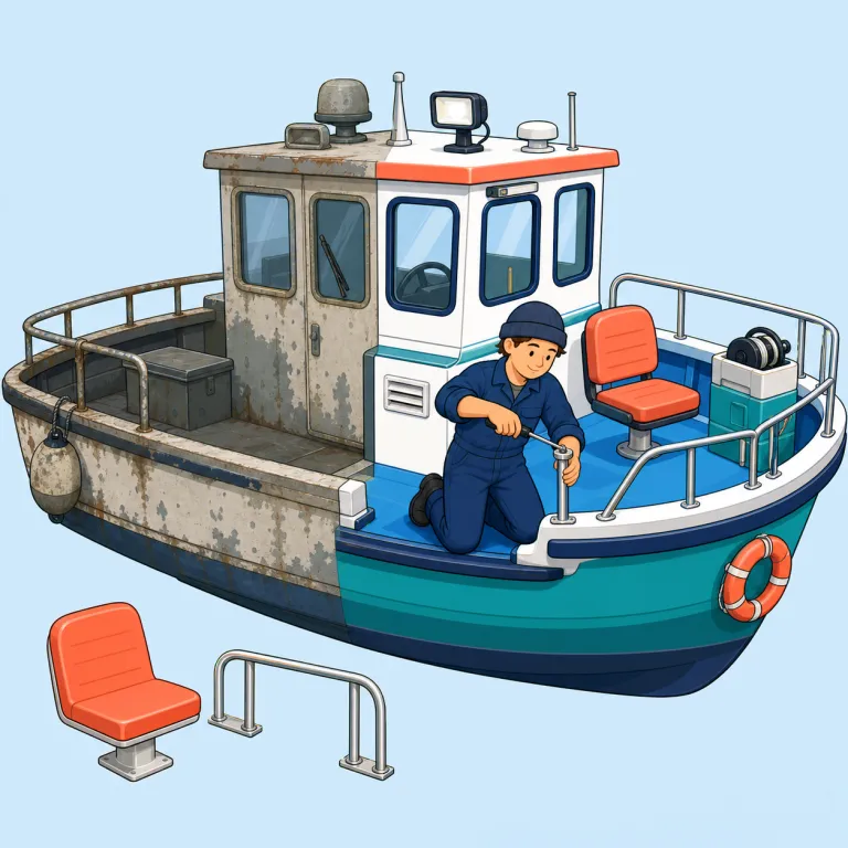 refit（改修する、再装備する・動詞）の覚え方イラスト — まず fit「合う・整える」が芯にあると押さえると覚えやすいです