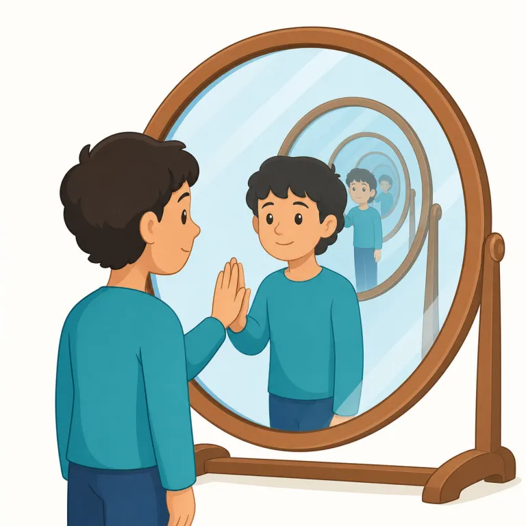reflexivity（反射性・名詞）の覚え方イラスト — reflect を知っていれば入りやすい語です