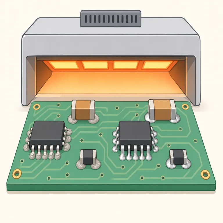 reflow（再び流れる・動詞）の覚え方イラスト — reflow は re-「再び」+ flow「流れる」と考えると覚えやすい語です
