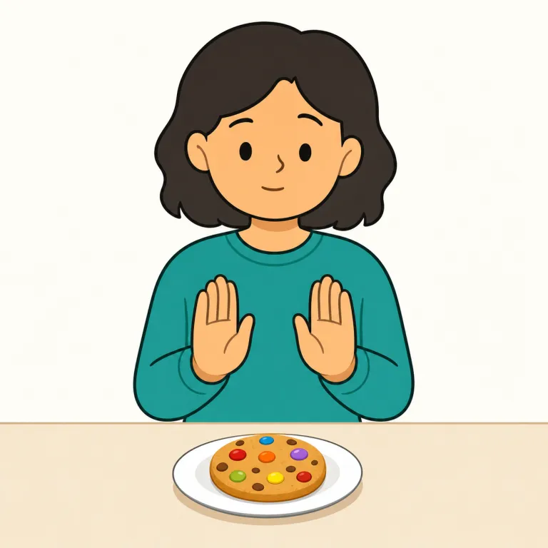 refrain from（控える・句動詞）の覚え方イラスト — refrain from は、まず restrain（抑える）や contain（中にとどめる）と同じく「外に出さず抑える」系だと見ると覚えやすい表現です