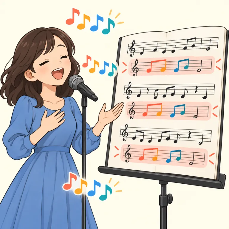 refrain（（歌の）サビ、繰り返しの句・noun）の覚え方イラスト