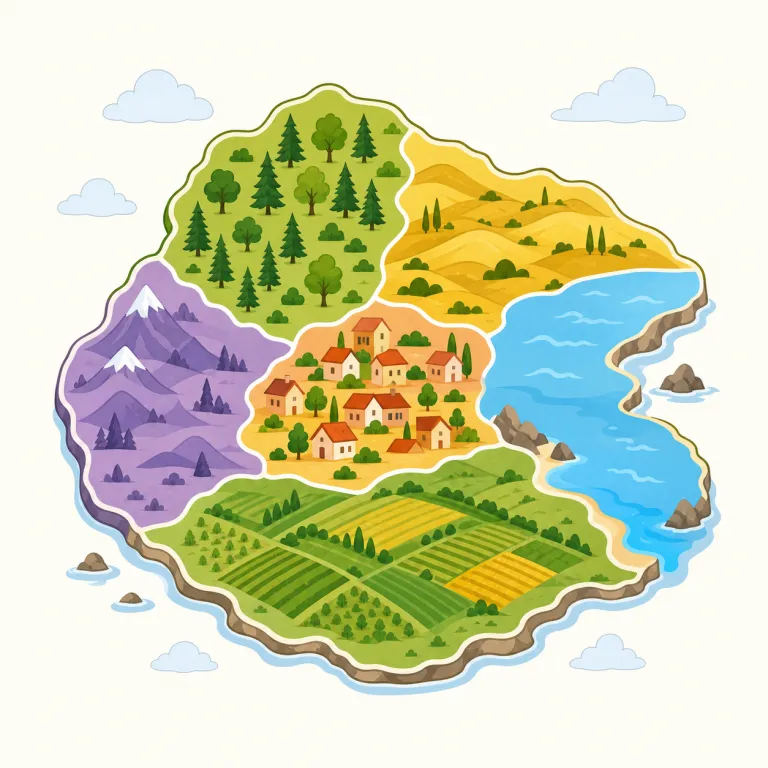 regionallyの覚え方イラスト