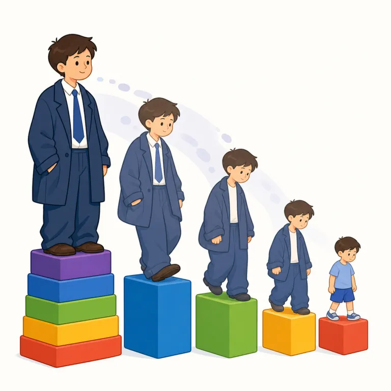 regress（退行する、逆戻りする・動詞）の覚え方イラスト — regress は progress と対で覚えるのが最短です