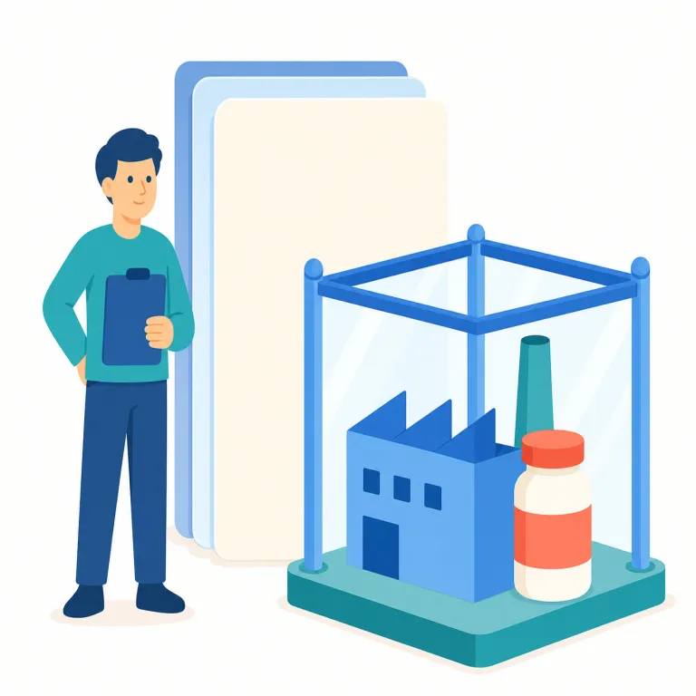 regulatory（規制上の・形容詞）の覚え方イラスト — このエントリの regulatory は「規制当局の」ではなく、「規制上の、規制ルールに関する」という意味で覚えます