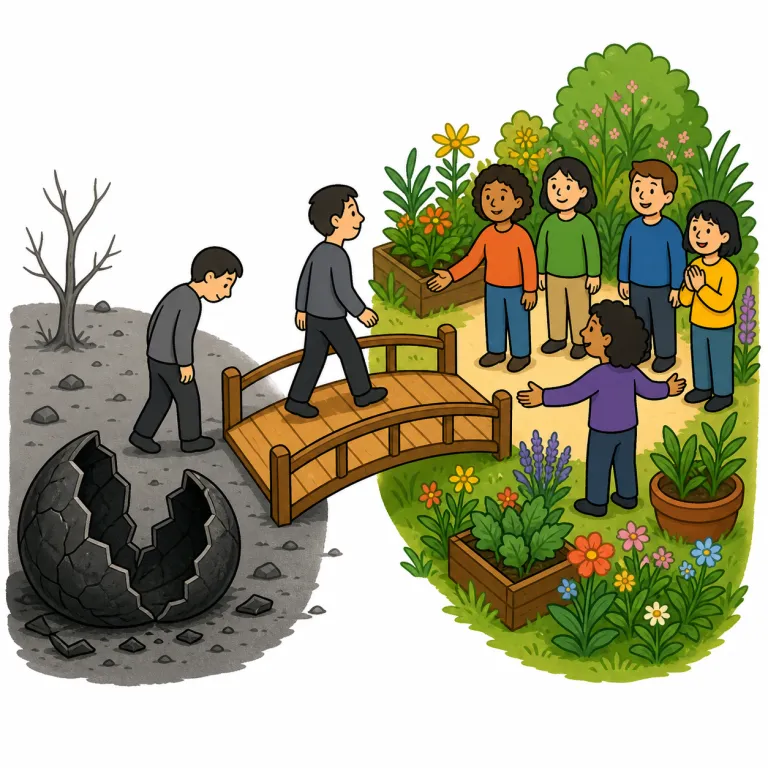 rehabilitation（更生、社会復帰・noun）の覚え方イラスト