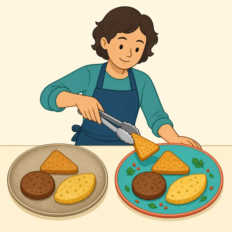 rehash（焼き直す・動詞）の覚え方イラスト — re- が「もう一度」、hash はここでは「ごちゃ混ぜに細かくして扱う」感覚で捉えると、rehash は「いったん出た話を、また混ぜ返して出す」