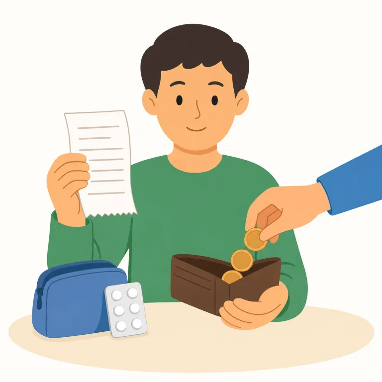 reimbursable（払い戻し可能・形容詞）の覚え方イラスト — まず reimburse を核で覚えると定着しやすい語です