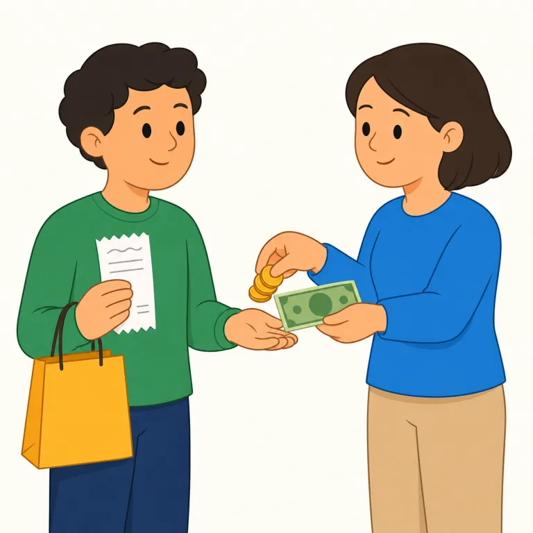 reimbursesの覚え方イラスト