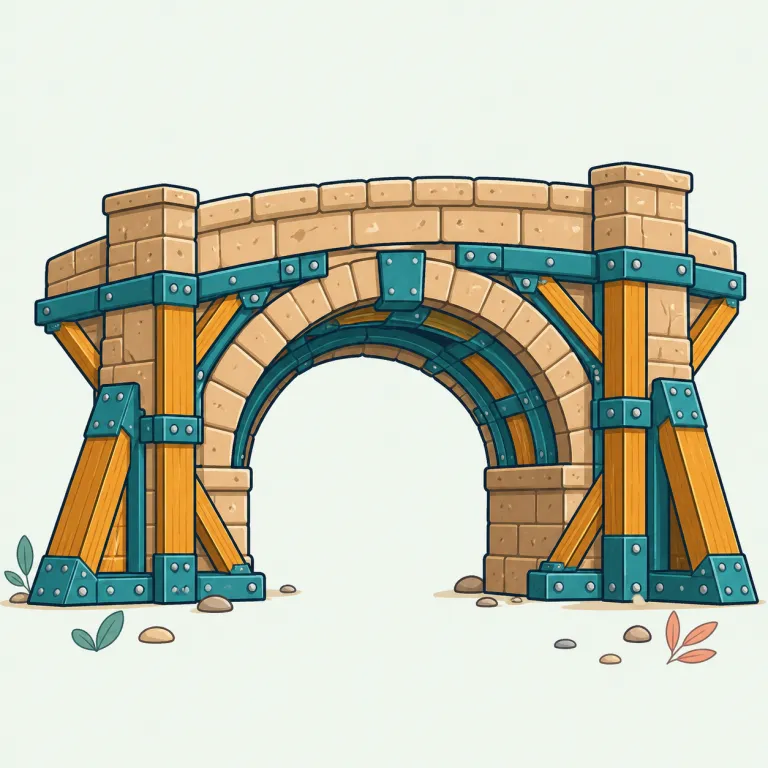reinforcement（補強、強化・名詞）の覚え方イラスト — re- は「もう一度」、force は「力」と考えると、力をもう一度加えて強くするイメージになります
