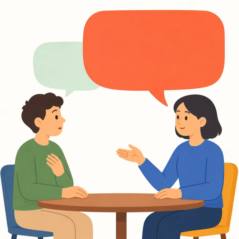rejoinder（反論・名詞）の覚え方イラスト — `re-` は「返して」、`join` を知っていると「相手の発言にこちらの言葉をつなぎ返す」感じで整理しやすいです