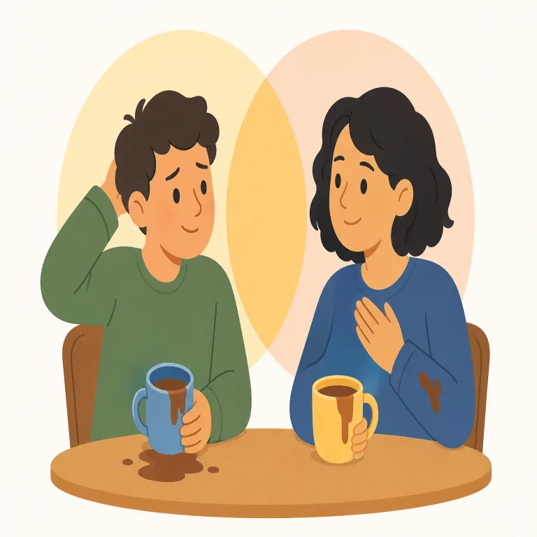 relatable（共感できる・形容詞）の覚え方イラスト — relatable は relate「結びつける」が見えれば覚えやすい語です