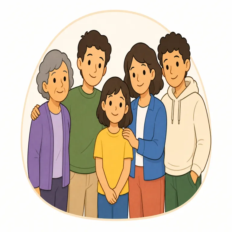 relative（相対的な・形容詞）の覚え方イラスト — relative は「関係の中で決まる」と押さえると、形容詞の感覚がつかみやすいです