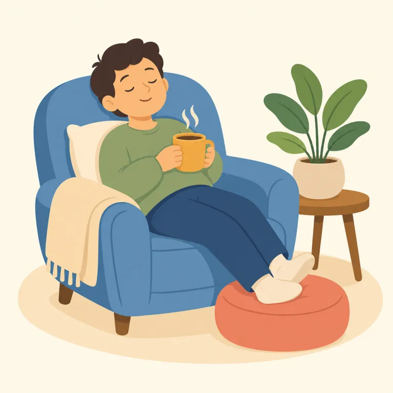 relaxingの覚え方イラスト