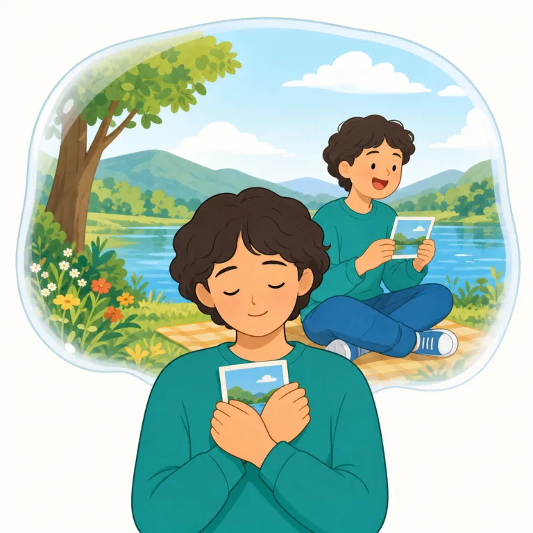 relived（再び体験した・動詞）の覚え方イラスト — re- は「もう一度」、live は「生きる・実感して生きる」