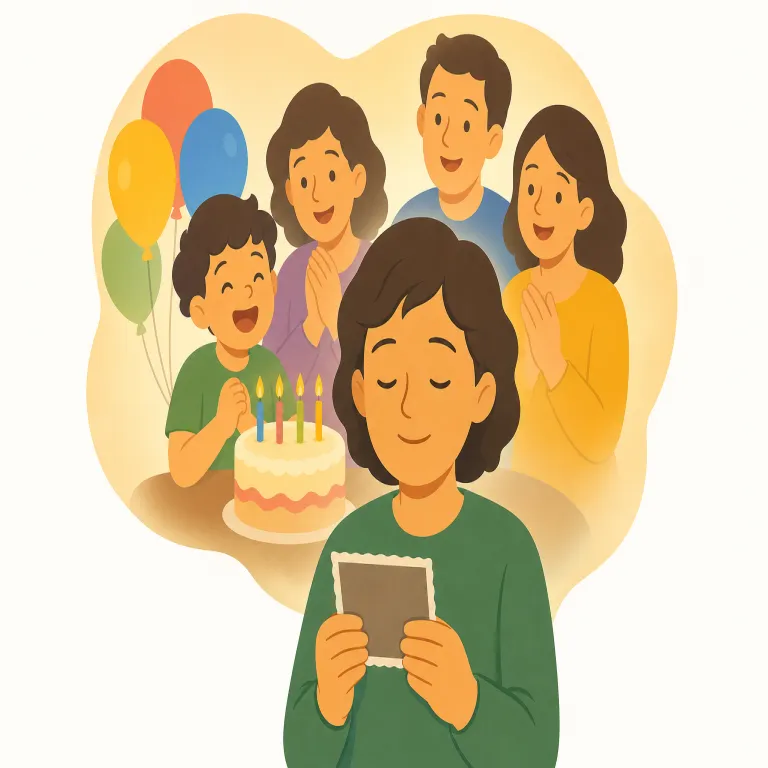 relives（追体験する・動詞）の覚え方イラスト — re- は「もう一度」、live は「生きる」