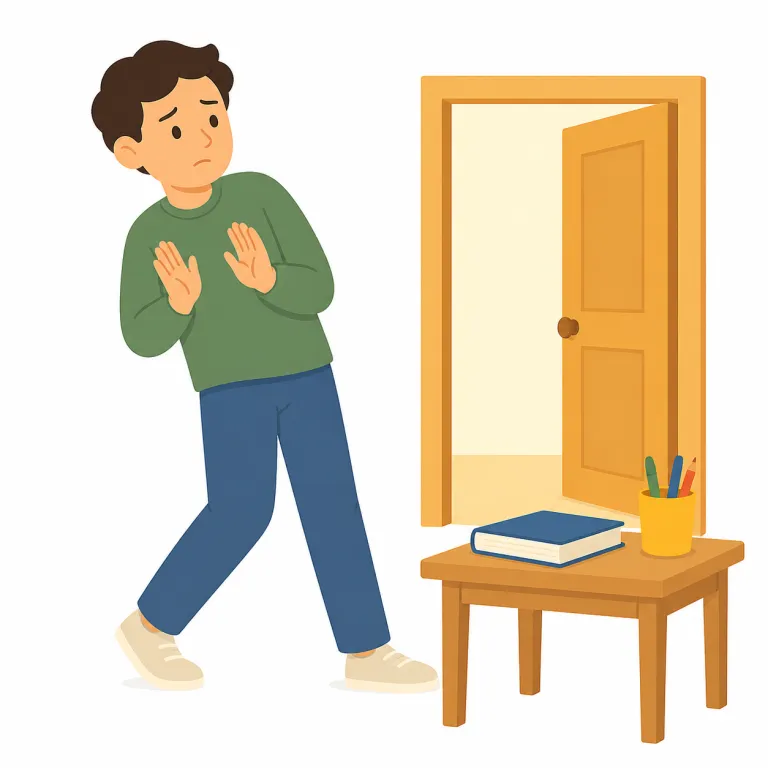 reluctanceの覚え方イラスト