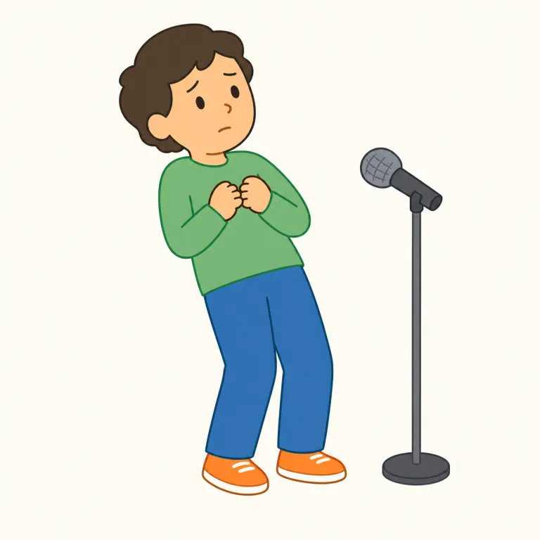 reluctant（気が進まない・形容詞）の覚え方イラスト — reluctant は「気が進まない」という控えめな心理状態として覚えます