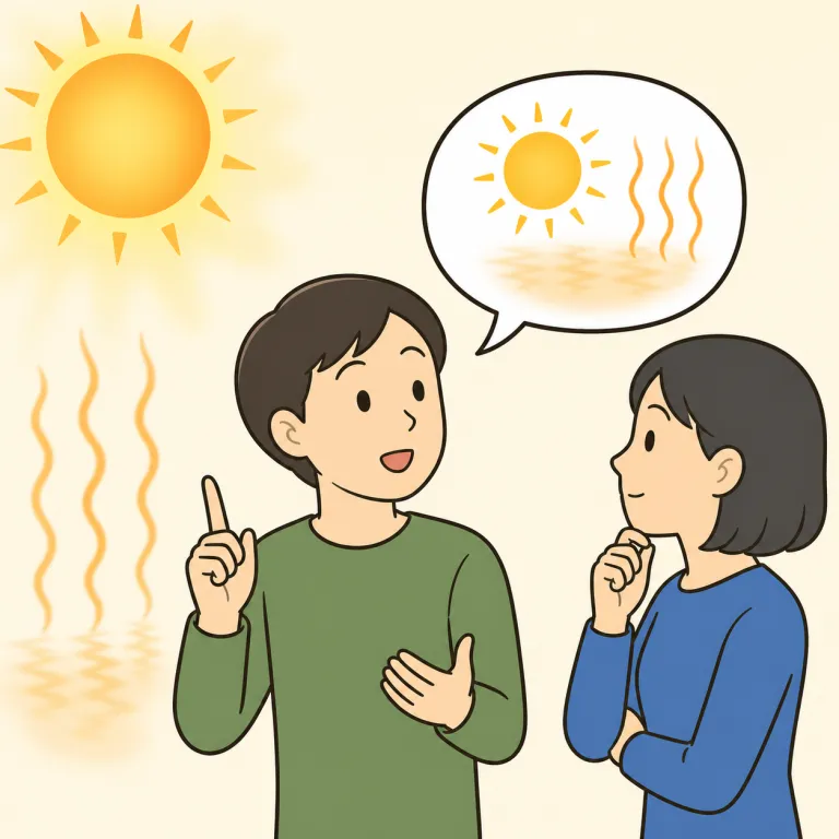 remark（述べる、言及する・verb）の覚え方イラスト