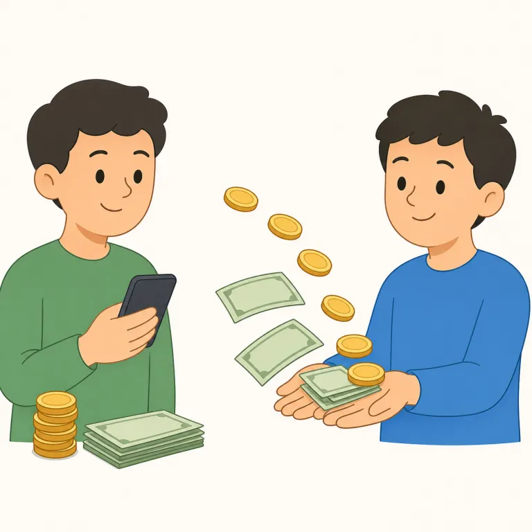 remitted（送金した・動詞）の覚え方イラスト — remitted の「送金した」は、金融・会計で使う硬めの意味として覚える