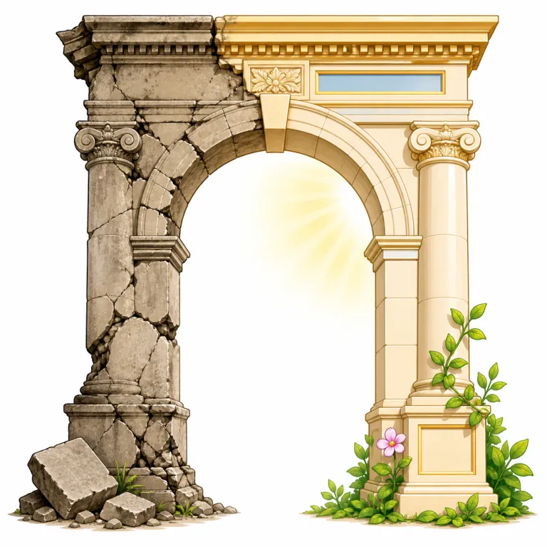 renaissance（復興、再生・noun）の覚え方イラスト