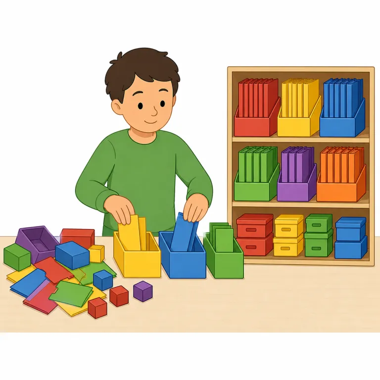 reorganised（再編成した・動詞）の覚え方イラスト — まず organise＝「整える・組み立てる」を核に置き、re- が付くと「もう一度整え直す」