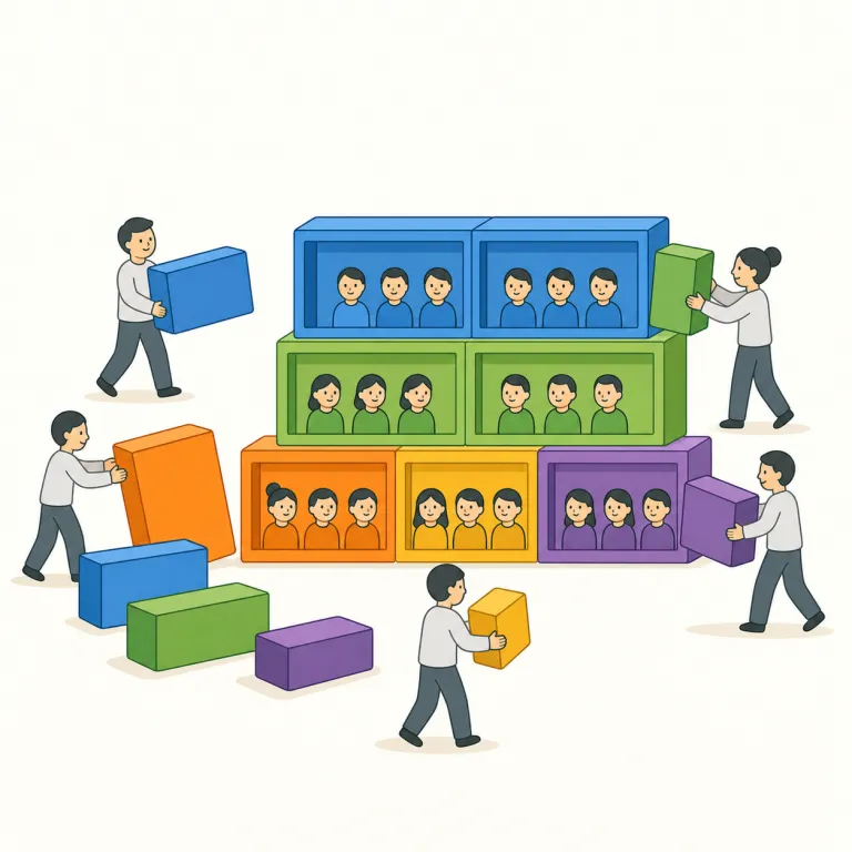 reorganizationの覚え方イラスト