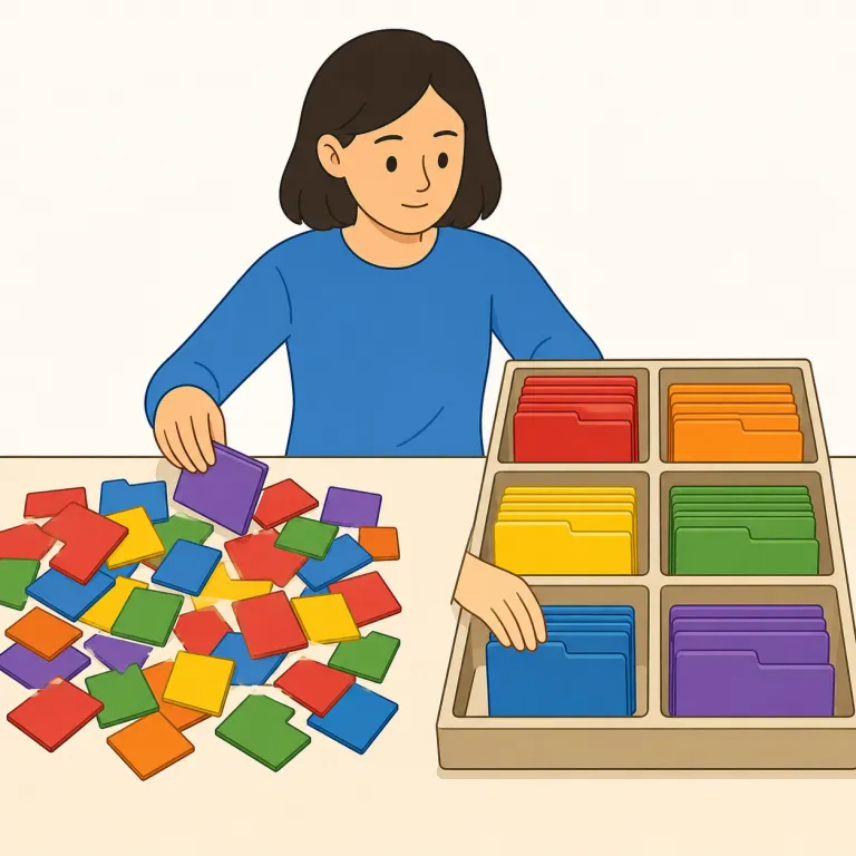 reorganize（再編成する・動詞）の覚え方イラスト — まず organize「整理する・組織化する」を土台に置き、先頭の re- を「もう一度」と見れば re + organize で「作り直すように再編成する」と取りやすいです