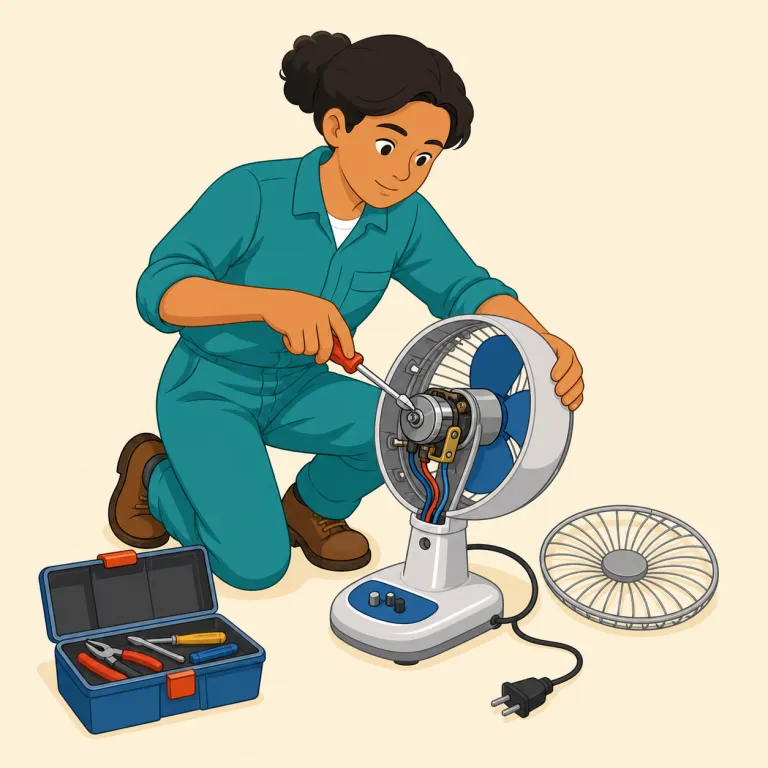 repairman（修理工・名詞）の覚え方イラスト — repairman はまず repair「修理する」が見えていればかなり意味が取れます