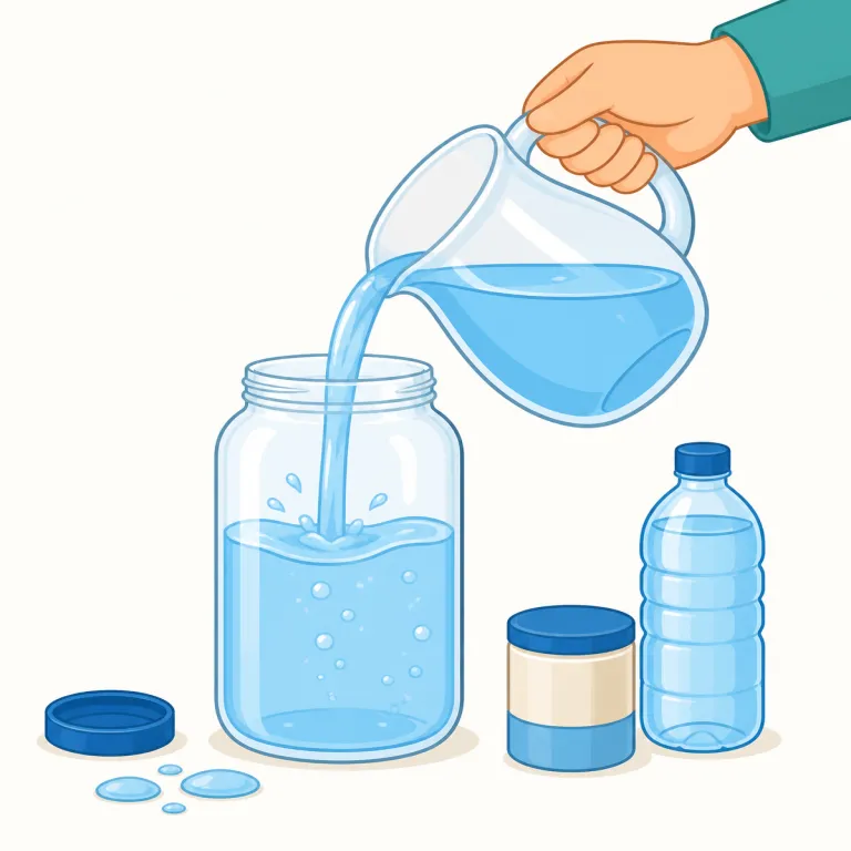 replenish（補充する・動詞）の覚え方イラスト — re- は「もう一度」、plenty を知っていると replenish は「減ったものを再び plenty の状態に戻す」と捉えやすい