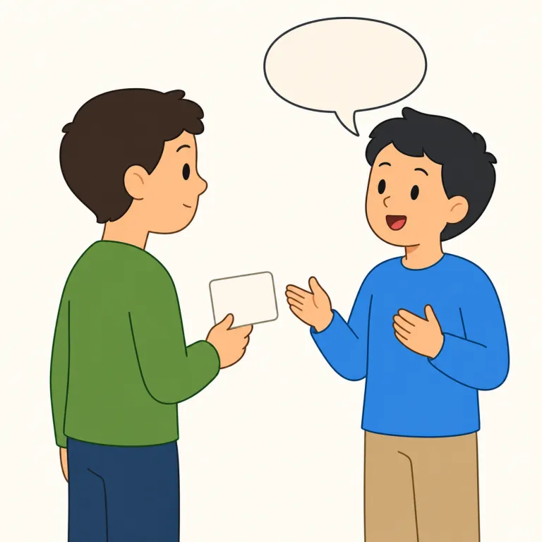 reply（答える・動詞）の覚え方イラスト — simplicity は simple「単純な、簡単な」に、性質や状態を表す名詞語尾 -ity が付いた形です