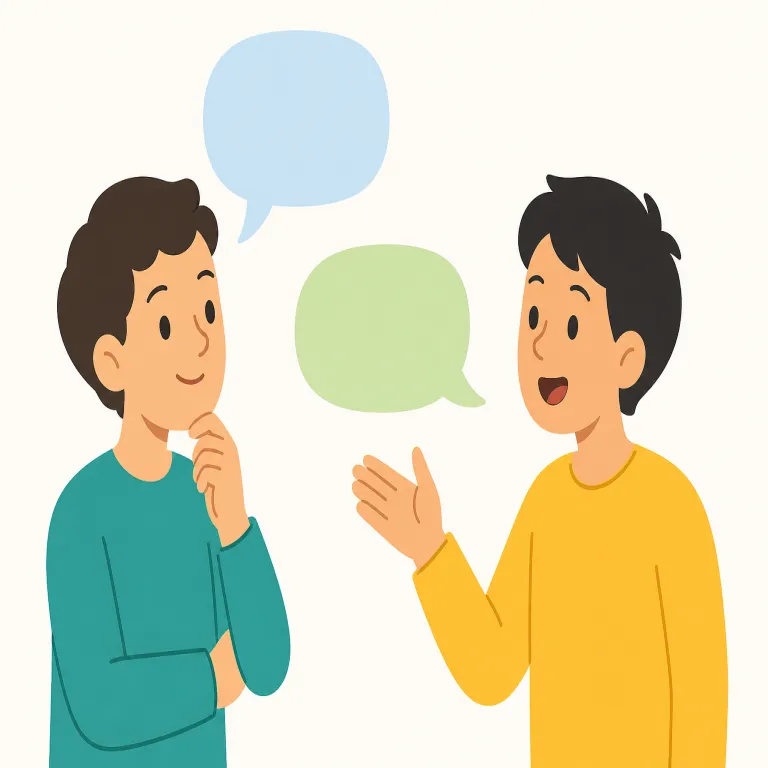 reply（返信する・verb）の覚え方イラスト