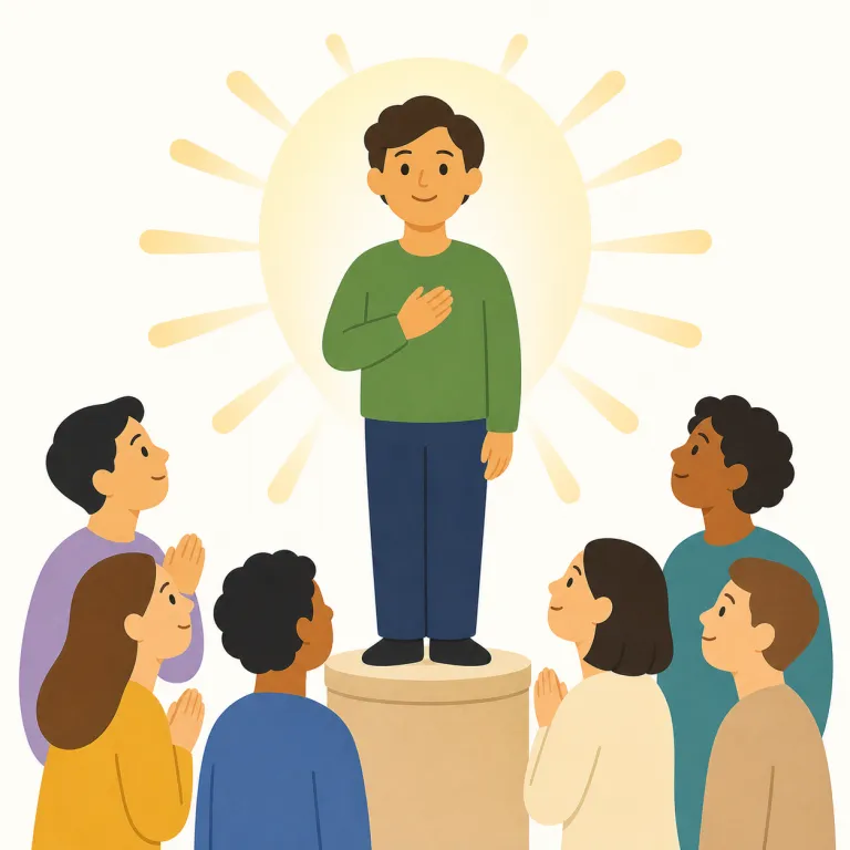repute（評判・名詞）の覚え方イラスト — reputation を少し硬く短くした語だと思うと覚えやすいです