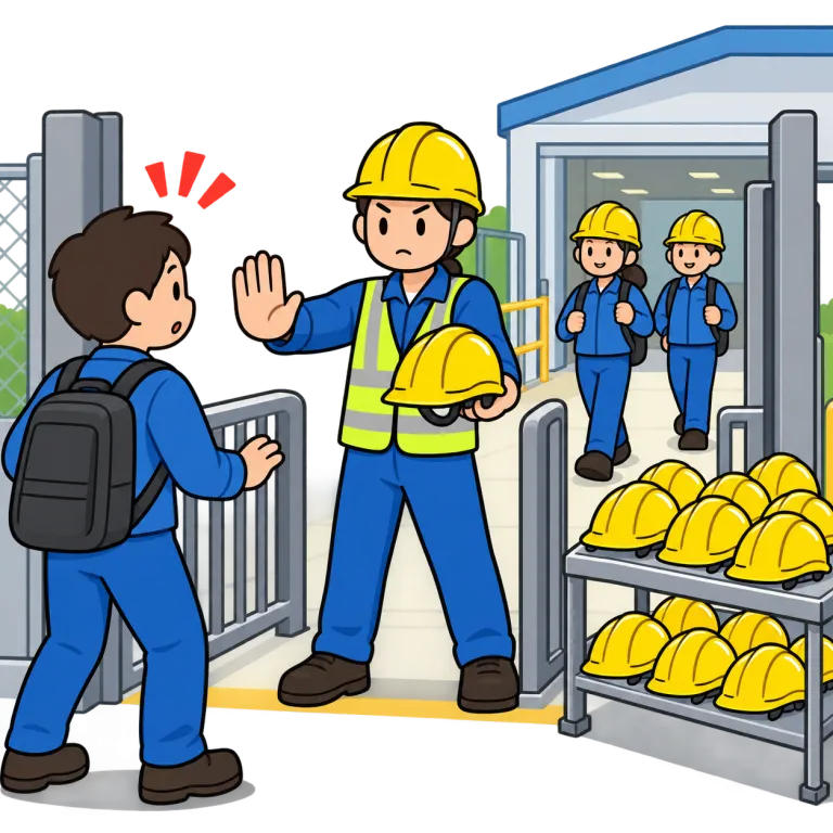 require（義務づける・verb）の覚え方イラスト