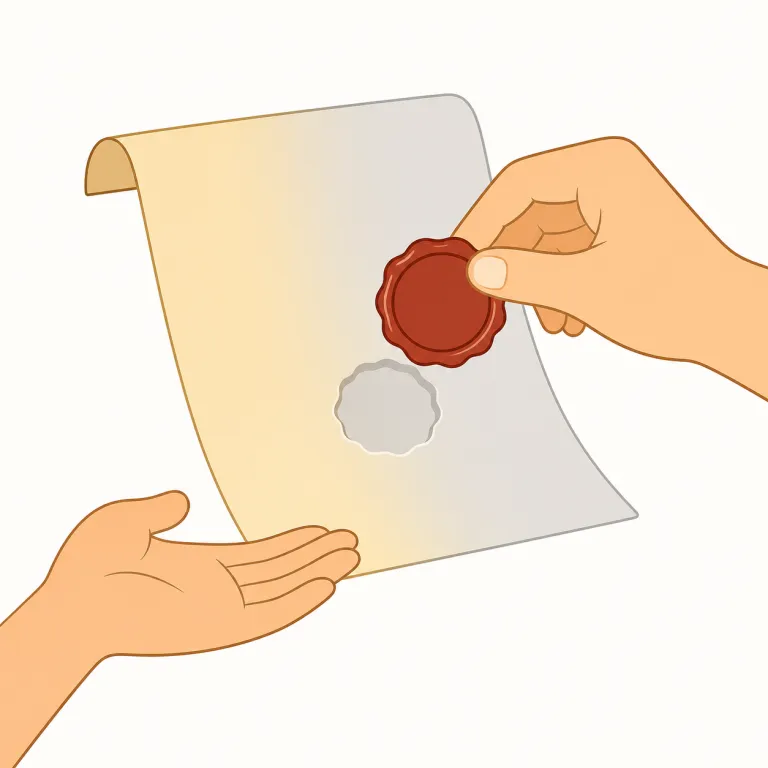 rescinding（取り消す・動詞）の覚え方イラスト — pay off は pay「支払う」と off「離れて・終えて」の組み合わせです