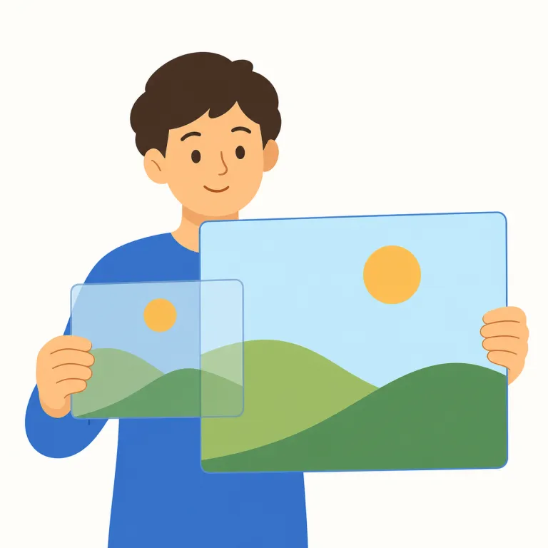 resizeの覚え方イラスト