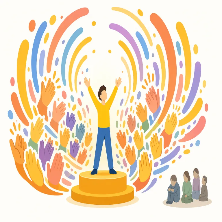 resounding（大成功の・形容詞）の覚え方イラスト — resounding の中には sound が見えるので、もとは「大きく響く」イメージを持つ語です