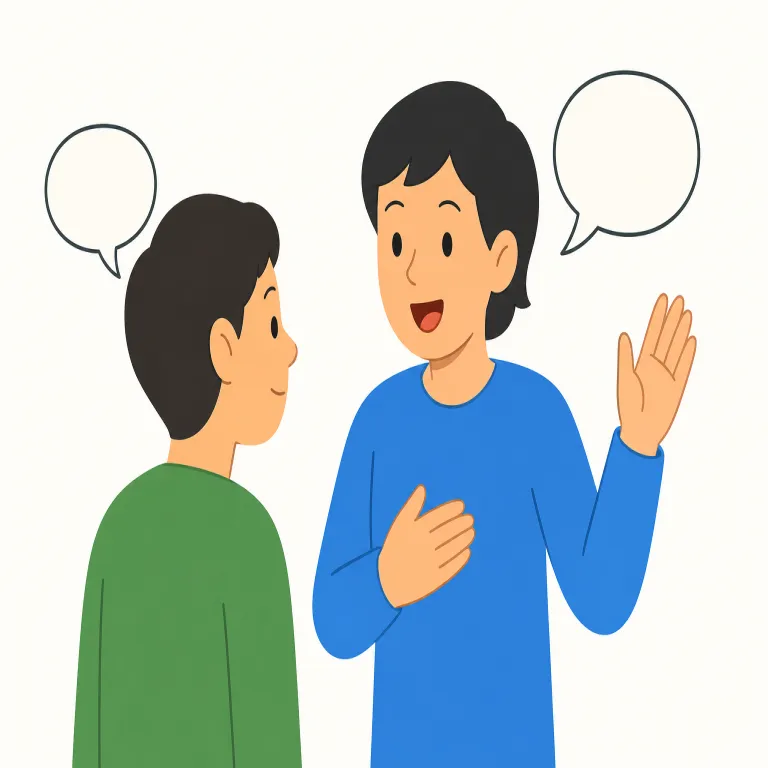respond（応答する・動詞）の覚え方イラスト — このエントリでは respond を、人が言葉で「返答する」基本義ではなく、刺激・変化・治療などに対して状態や行動が「応答する、反応を示す」という意味で覚えます