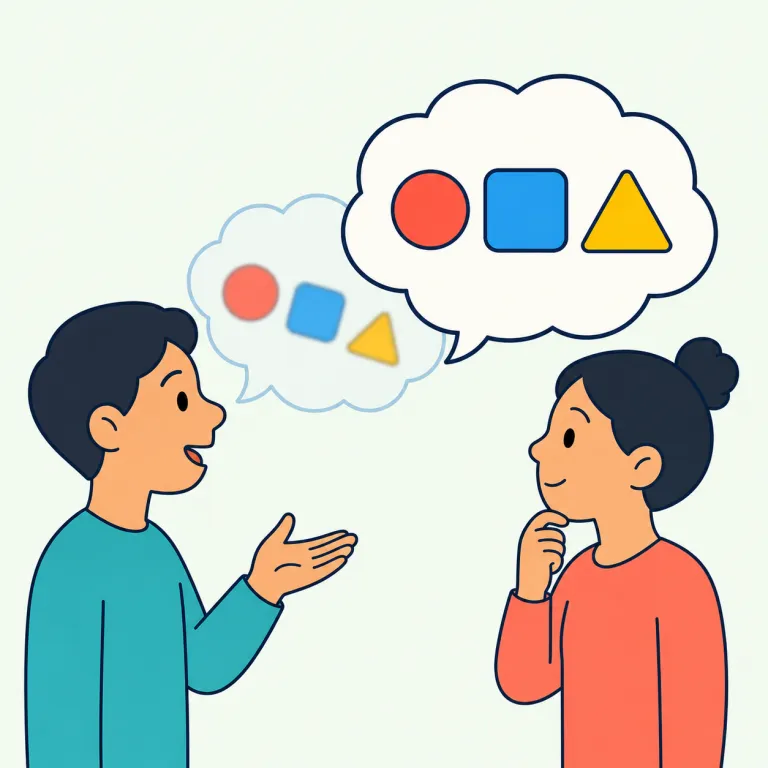 restate（言い直す・動詞）の覚え方イラスト — restate は、まず state「述べる・はっきり言う」を知っていると覚えやすい語です