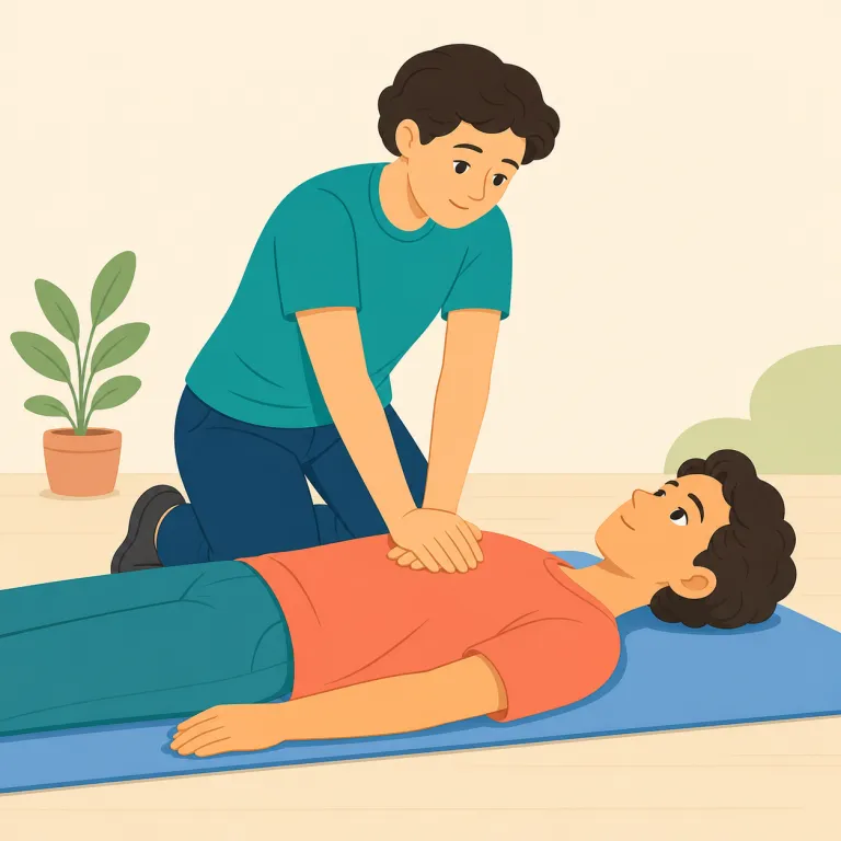 resuscitate（蘇生する・動詞）の覚え方イラスト — まず "revive" や "recover" より強い、医療寄りの「命を立て直す」語として覚えると定着しやすいです