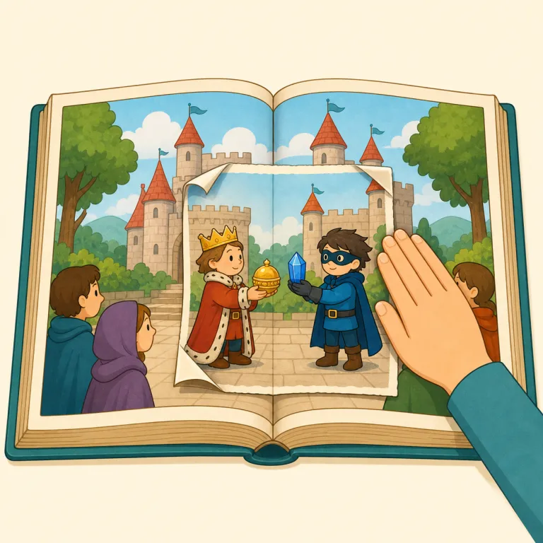 retconned（後付けで設定変更された・形容詞）の覚え方イラスト — retcon は retroactive continuity の縮約としてまとめて覚えると定着しやすいです