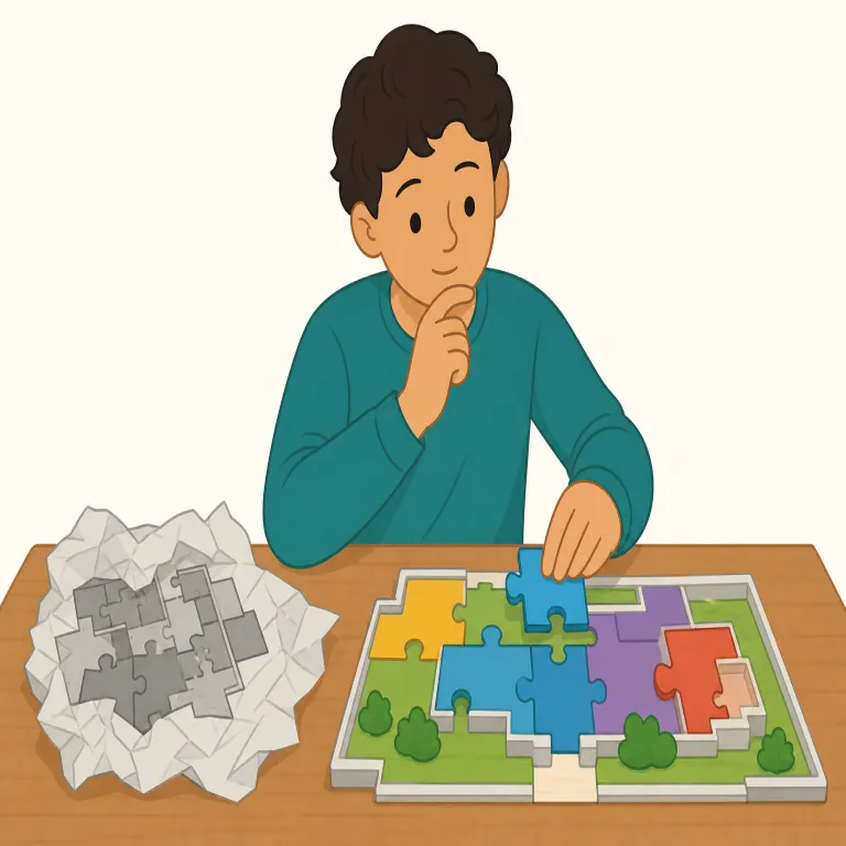 rethought（考え直した・動詞）の覚え方イラスト — まず think→thought の不規則変化を確実に押さえると、rethought は「thought がもう一度」で自然に取れます