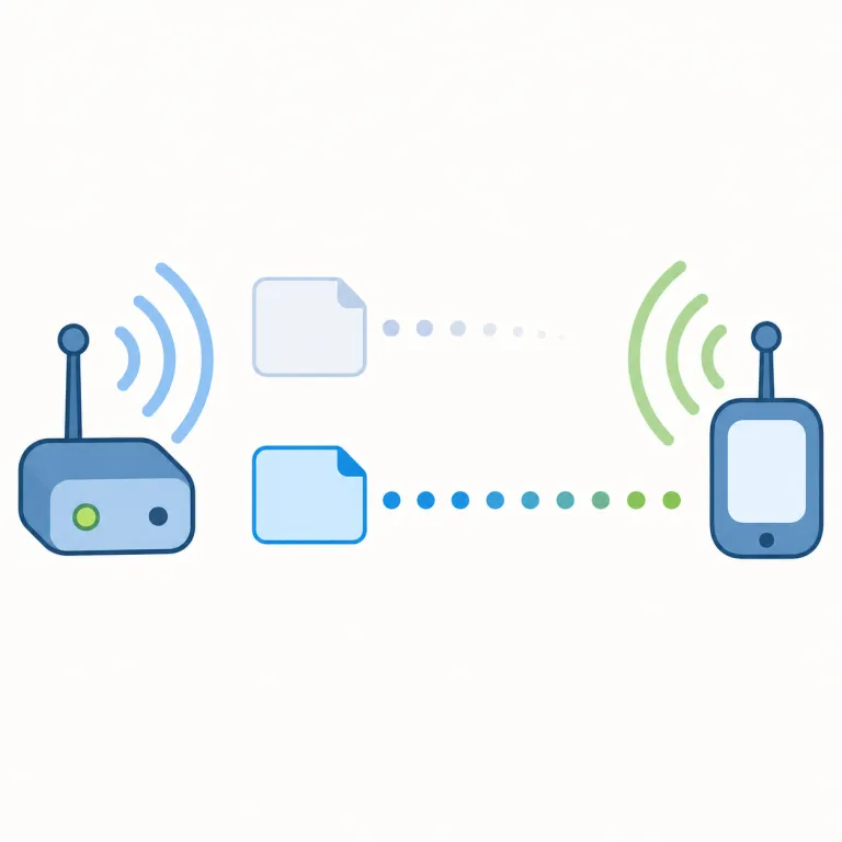retransmission（再送信・名詞）の覚え方イラスト — retransmission は re-「もう一度」+ transmission「送信・伝送」から、「送ったものを再び送ること」と覚えます