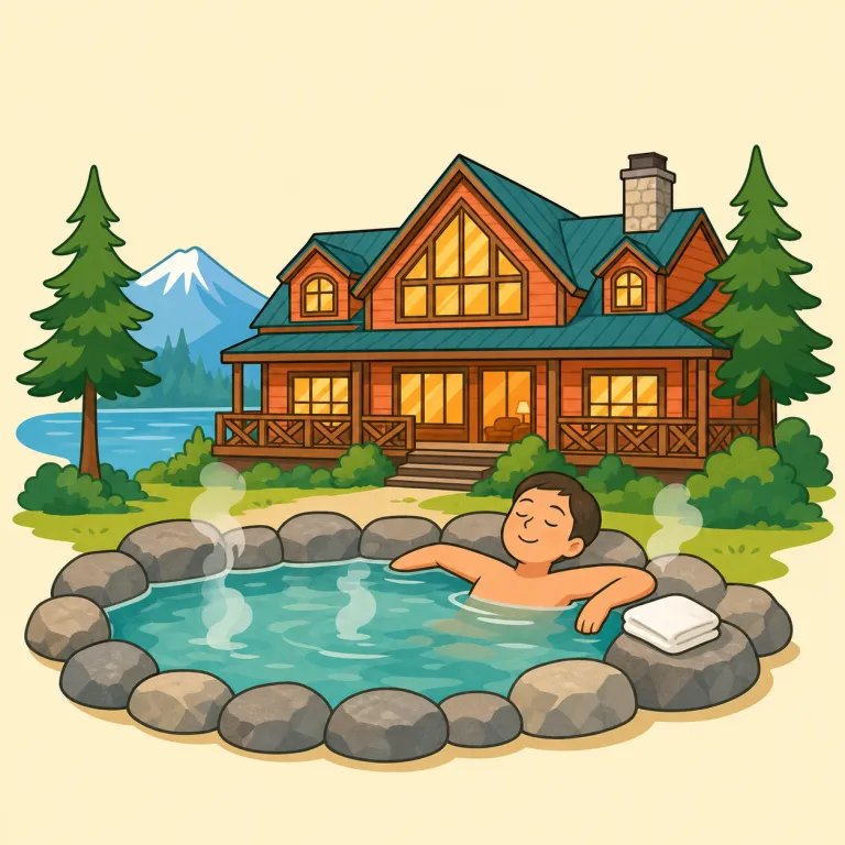 retreat（保養地・noun）の覚え方イラスト