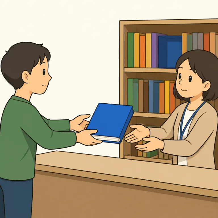 return（返す・verb）の覚え方イラスト