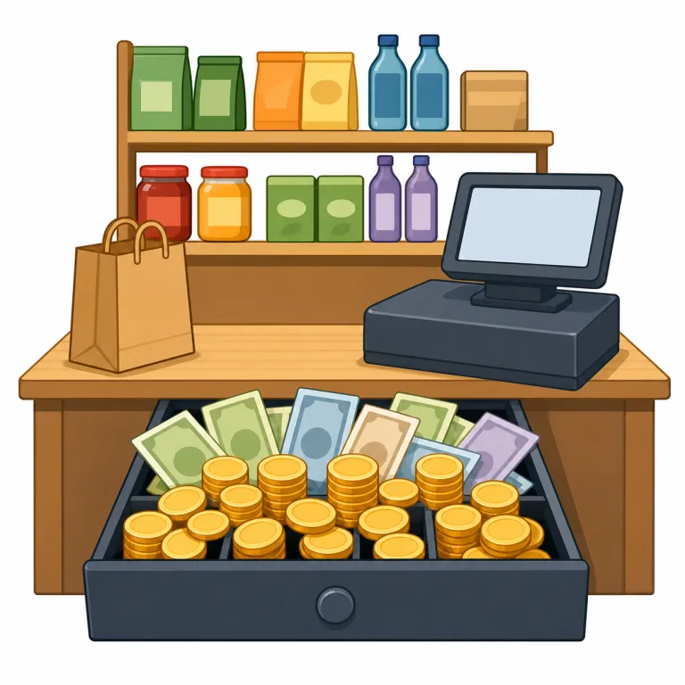revenue（収益・名詞）の覚え方イラスト — profit（利益）と対比で覚えると定着しやすい語
