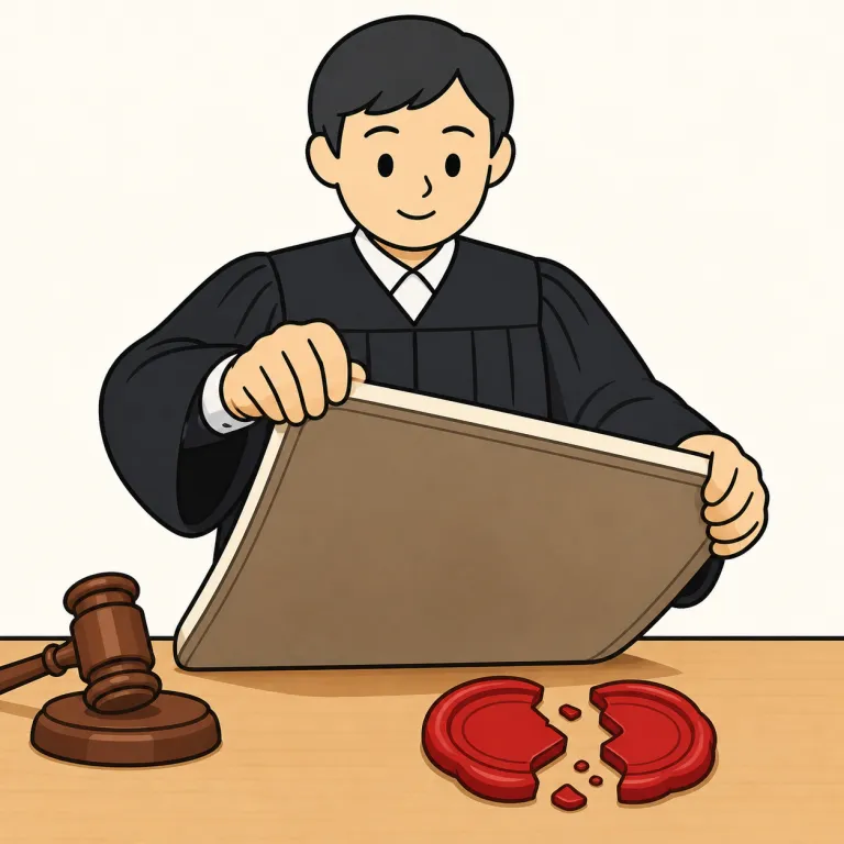 reversal（取り消し・noun）の覚え方イラスト
